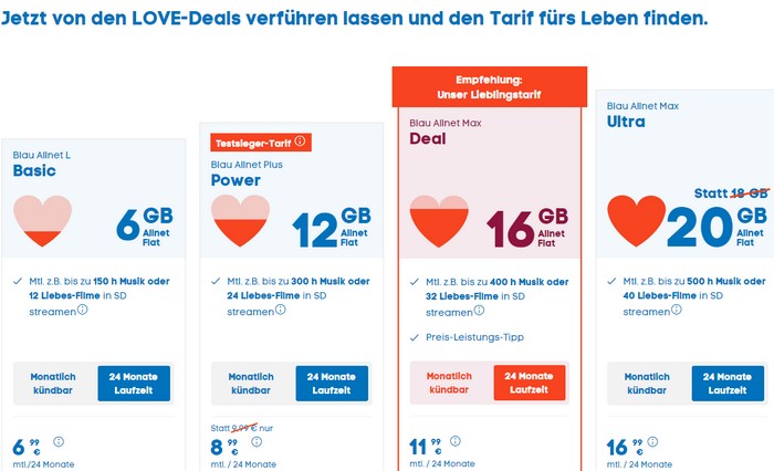 Blau Love Deals Blau Love Deals