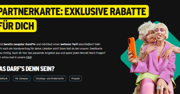 congstar Partnerkarte