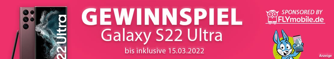 Handyhase-Gewinnspiel: Jetzt mitmachen & ein Galaxy S22 Ultra im Wert von 1249 € gewinnen!