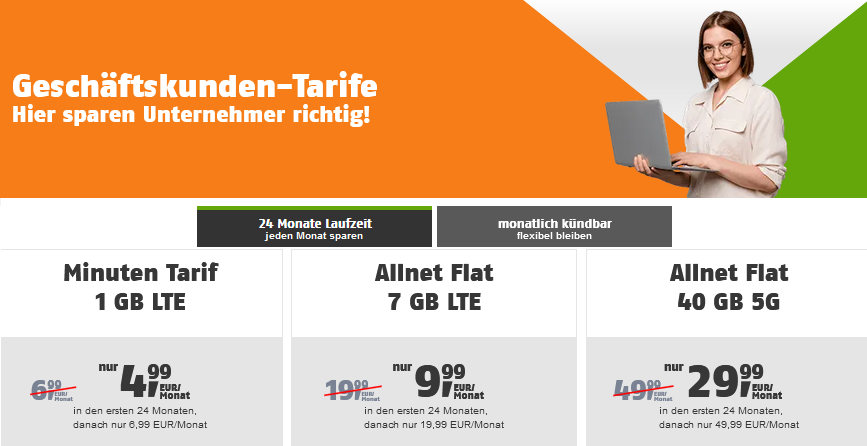Geschäftskunden klarmobil