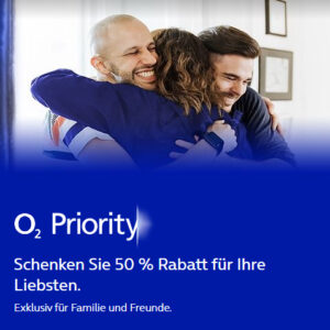 o2 Priority - Family & Friends Rabatt - Teaser