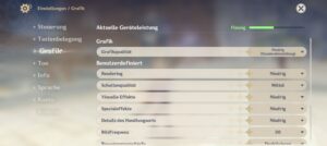 Genshin Impact auf einem Exynos 2200