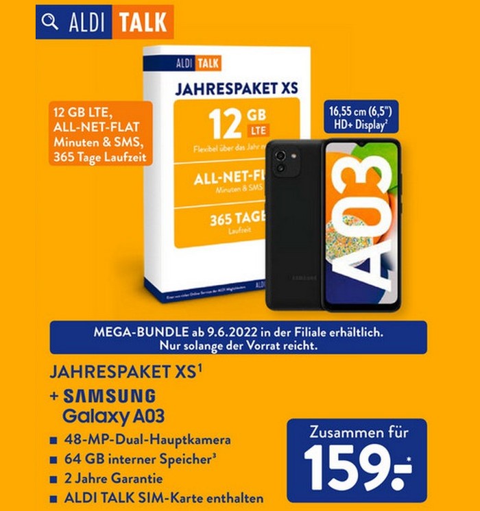 ALDI TALK Jahrestarif Bundle