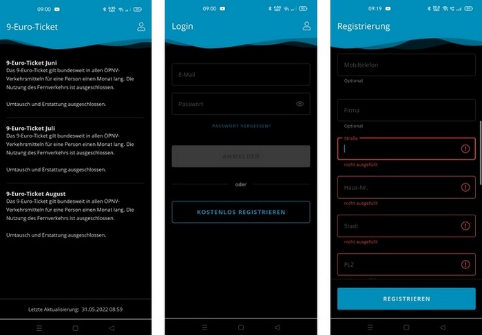 9 Euro Ticketapp 9 Euro Ticketapp