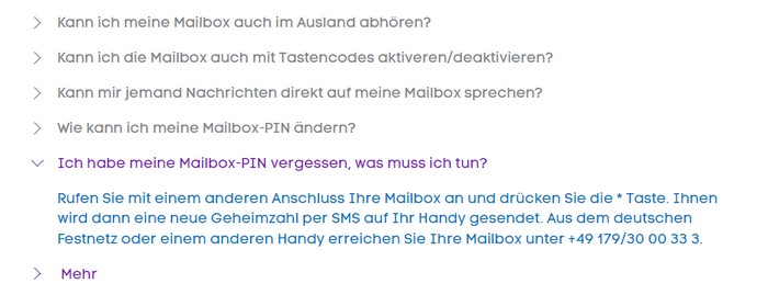 Blau Mobilfunk Mailbox Blau Mobilfunk Mailbox