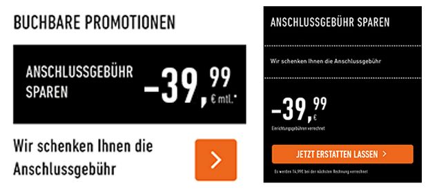 otelo Anschlusspreis erstatten