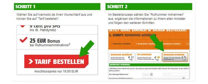 Klarmobil Rufnummer mitnehmen Klarmobil Rufnummer mitnehmen