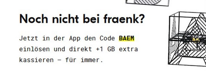 fraenk Vorteilscode fraenk Vorteilscode