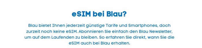 Blau eSIM Blau eSIM