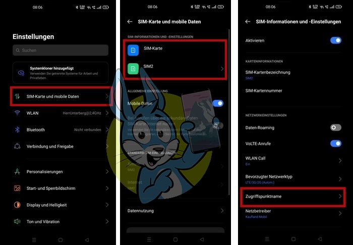 APN Einstellungen in Android einrichten