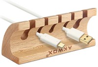 Kabelhalter aus Holz