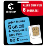 congstar Prepaid Halbjahres-Paket - Teaser
