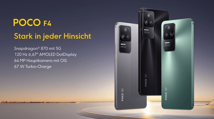 Xiaomi Poco F4 mit Vertrag im Vergleich