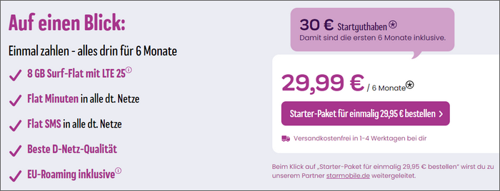 ja! mobil Halbjahrespaket