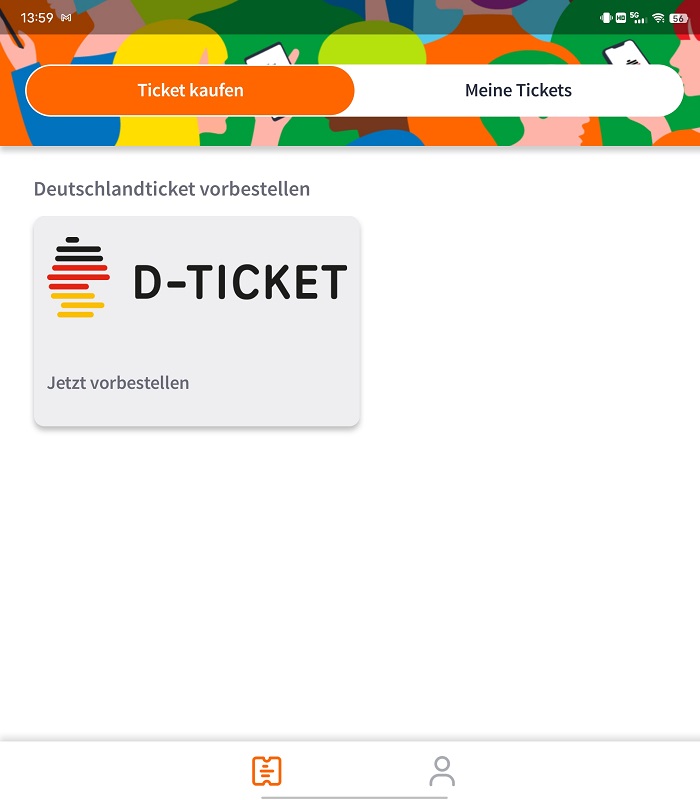 So sieht die Deutschlandticket-App aus