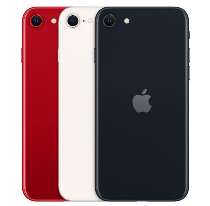 Rückseite des iPhone SE (2022)