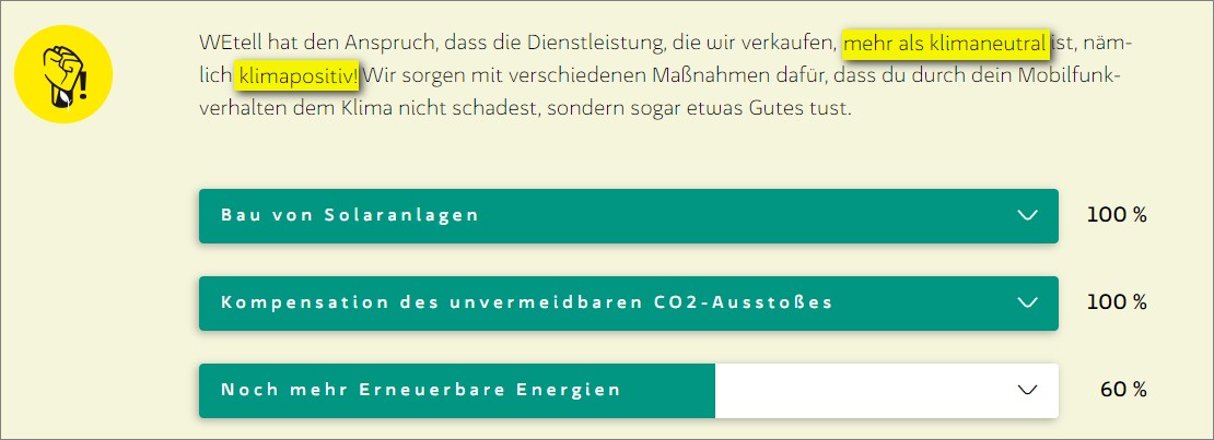 WEtell klimapositiv: Was beudetet das? WEtell klimapositiv: Was beudetet das?