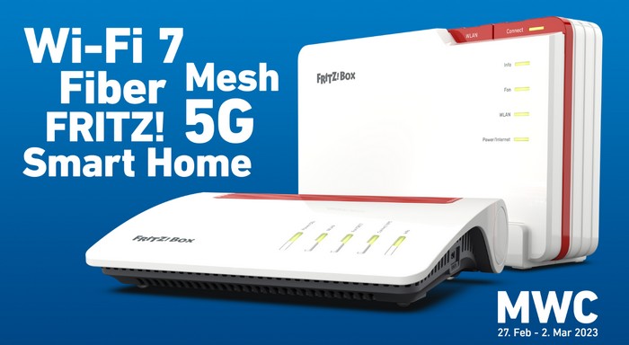 AVM stellt neue Fritz!-Produkte mit WiFi-7 und 5G vor