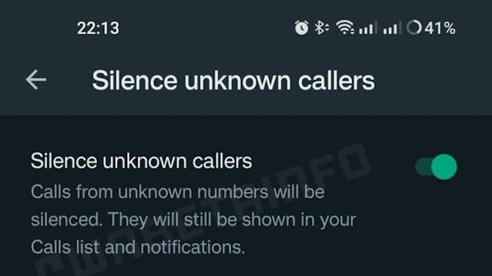 WhatsApp Feature unbekannte Nummer stumm schalten