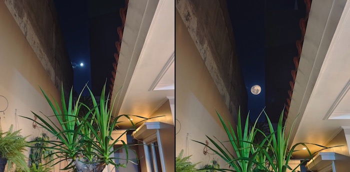 Vivo X80 Pro Supermoon Modus tauscht den Mond aus