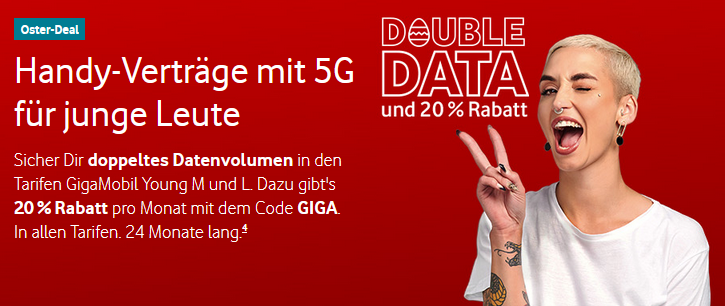 Vf GigaMobil Young Double Data Oster Aktion