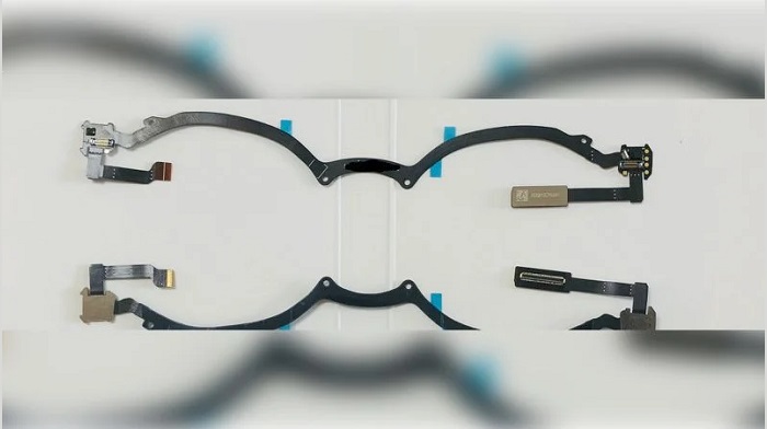 Mögliche Komponenten des Mixed-Reality-Headsets