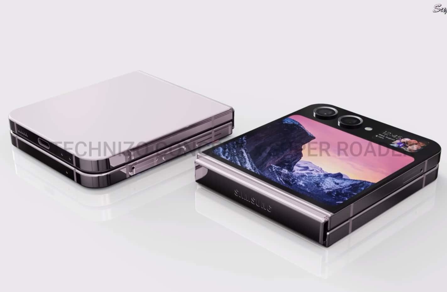 Das mögliche Design des Galaxy Z Flip 5