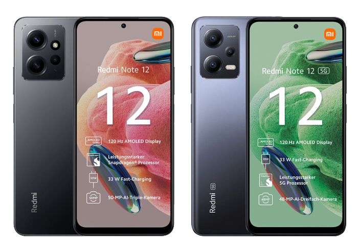 Xiaomi Redmi Note 12 - 4G vs 5G