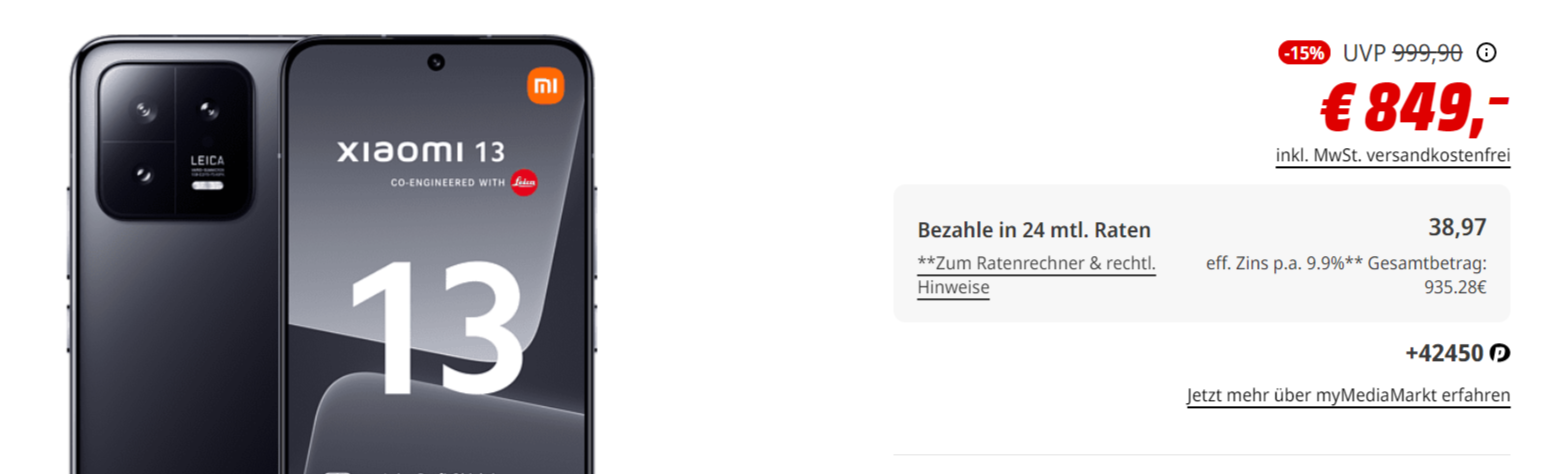 Xiaomi-Smartphone im Flash-Sale