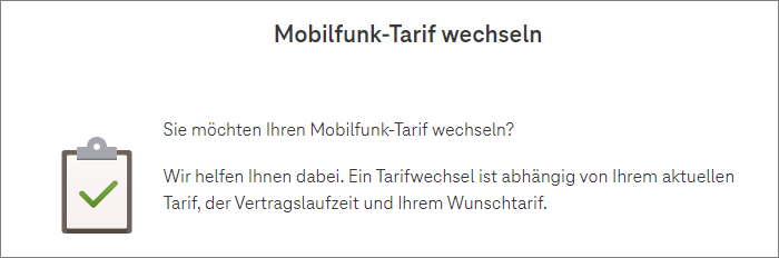 Vertragswechsel Telekom