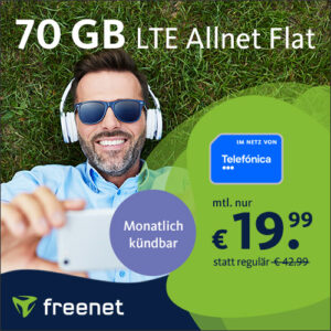 freenet green 70 GB im Telefónica-Netz