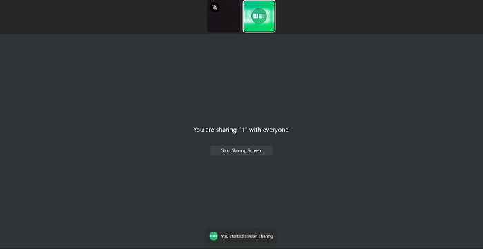Screen-Sharing bei WhatsApp Windows