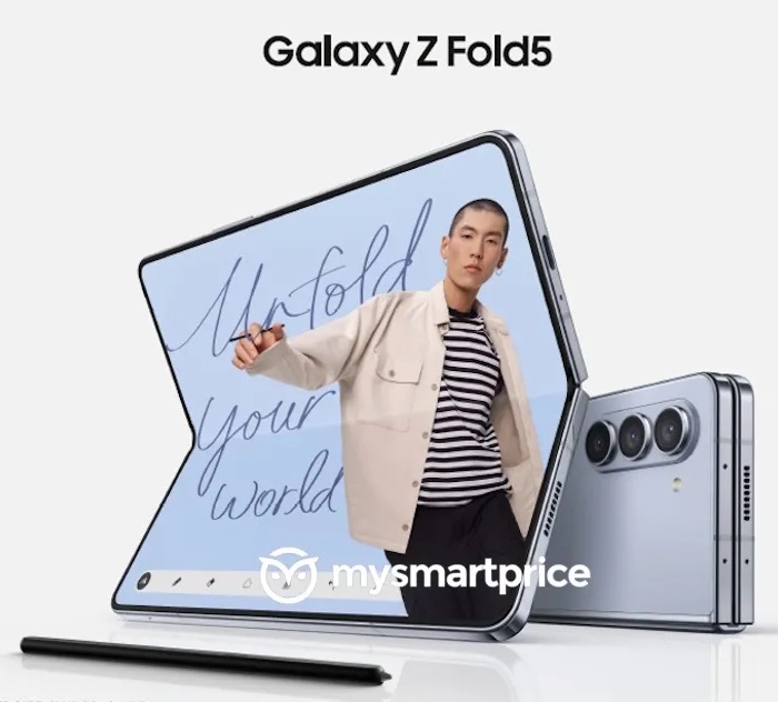 So sieht das Galaxy Z Fold 5 aus