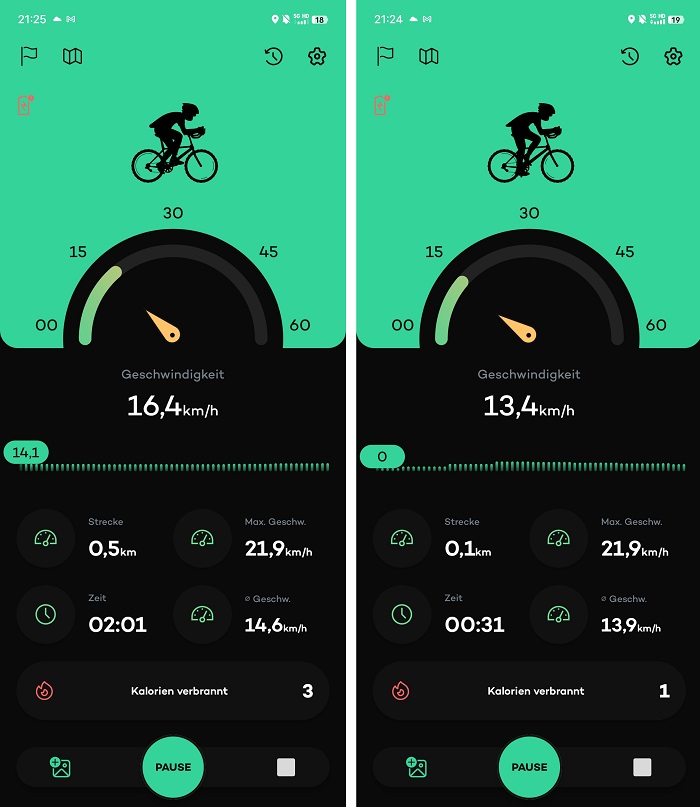 Praktisch für Fahrrad und E-Bike: Tacho-App für Android kurze Zeit  kostenlos - FOCUS online