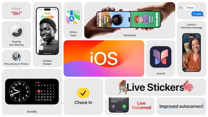 iOS 17 Update neue Funktionen kompatible iPhones
