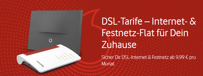 Vodafone DSL-Tarife - Header