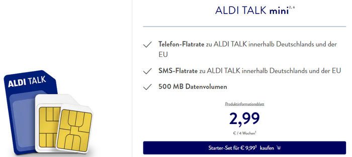 ALDI TALK mini