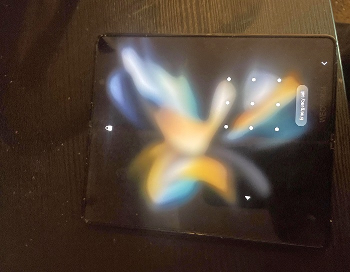 Innendisplay des Z Fold 5