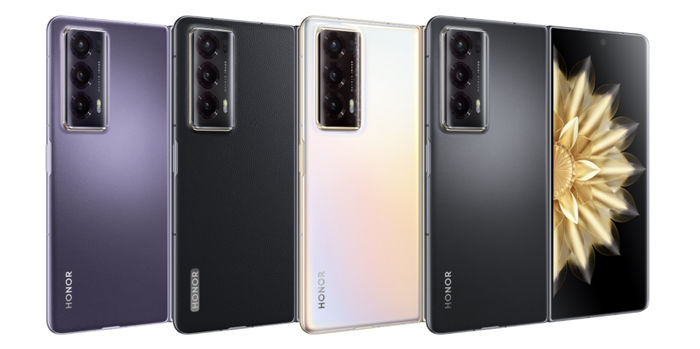 Honor Magic V2 Farboptionen mit Vertrag in den Netzen von Telekom, Vodafone und o2 Telefónica