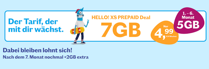 HELLO! XS Prepaid Deal 2023