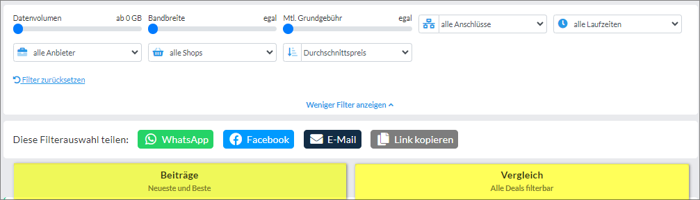 DSL und Festnetz Vergleich