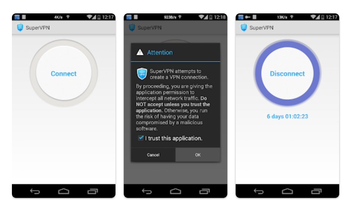 Gefährliche App: SuperVPN