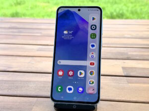 Galaxy A55 im Test - Schnellstart-Leiste für Apps