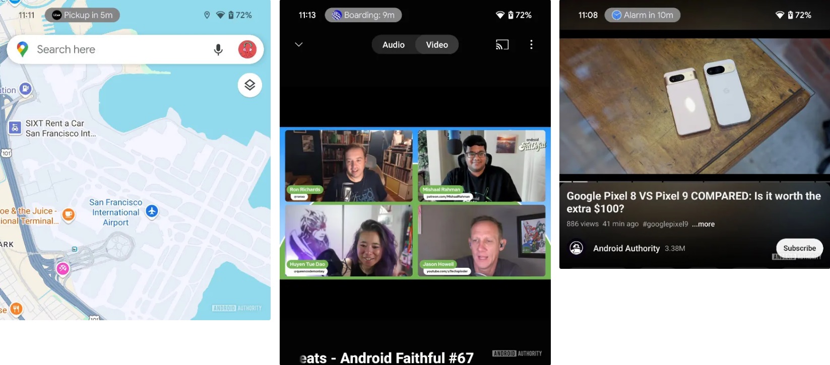 Dynamic Island für Android 16