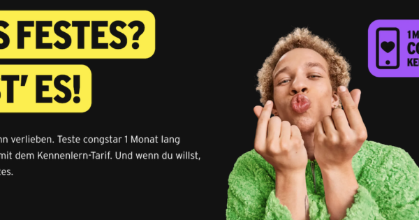 congstar-Kennenlern-Tarif für 1 €