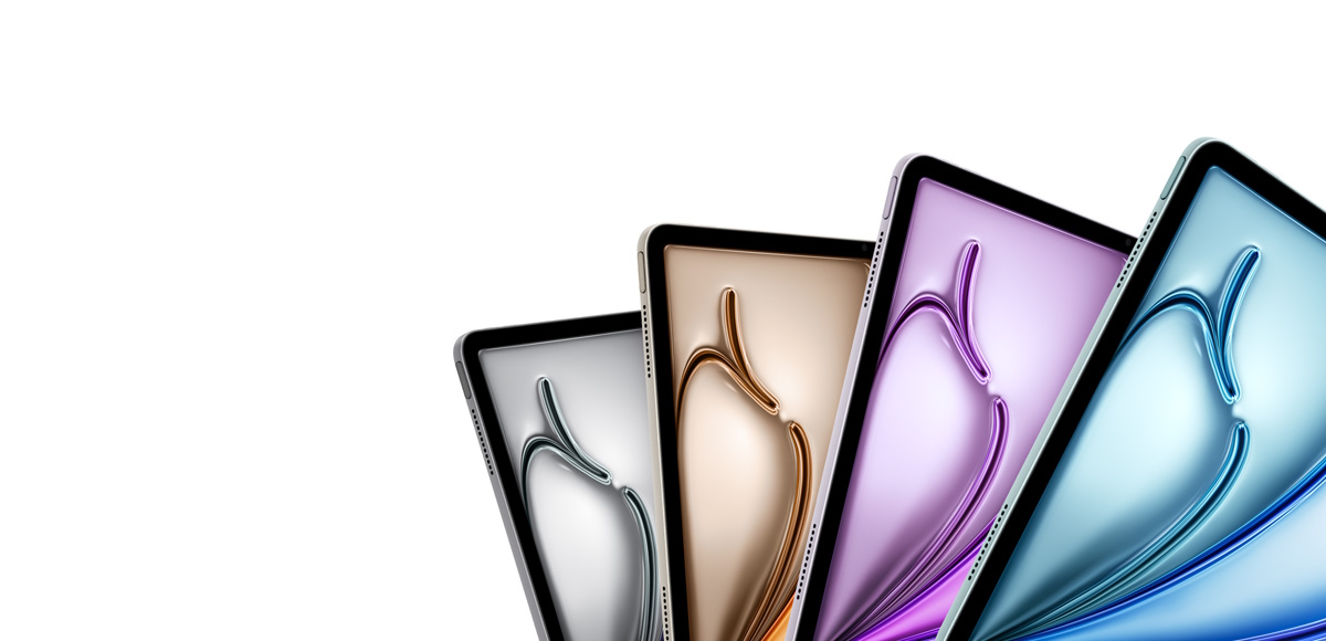 Apple iPad Air 2025 – Farben – mit Vertrag in den Netzen von Telekom, Vodafone, O₂ Telefónica und 1&1