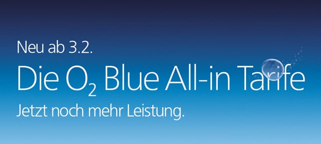 o2 Blue Neuerungen