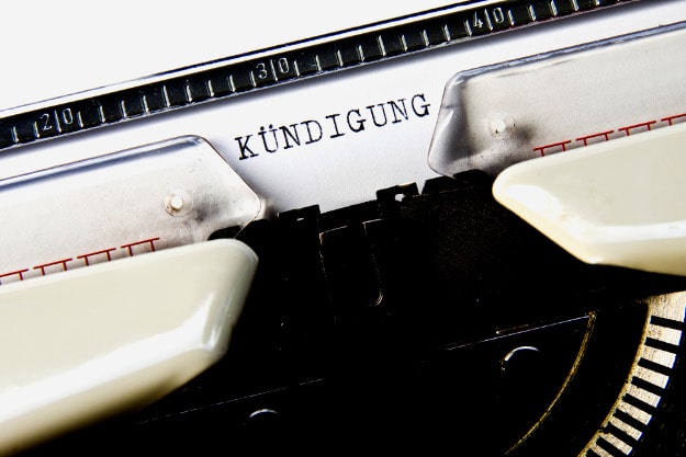 kündigung
