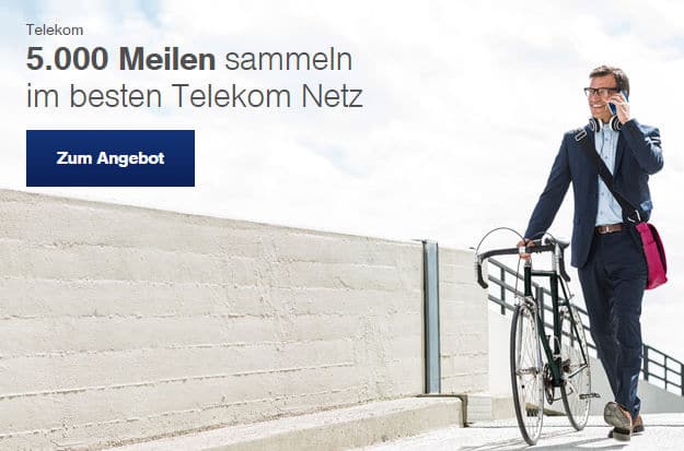 Miles More Flugmeilen Bei Abschluss Eines Telekom Vertrags