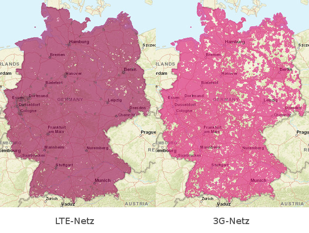 3G vs LTE Telekom